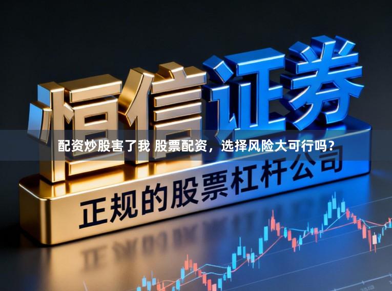 配资炒股害了我 股票配资,选择风险大可行吗?